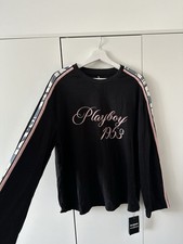 Playboy Long Sleeve Black T-shirt Never Worn Size M