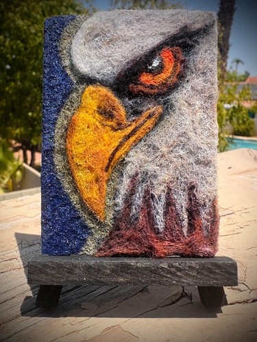 Aceo original needle felting - aceo,