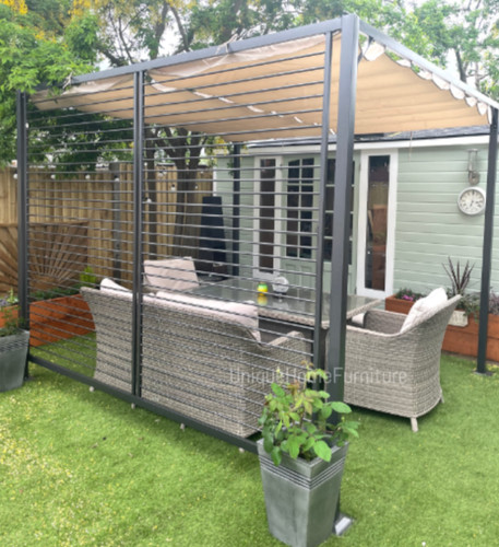 Metal garden pergola outdoor - metal,