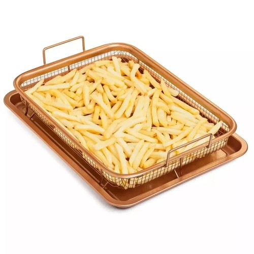 Copper crisping tray - copper,
