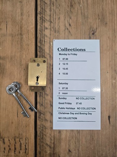 Collection plate post - +, box