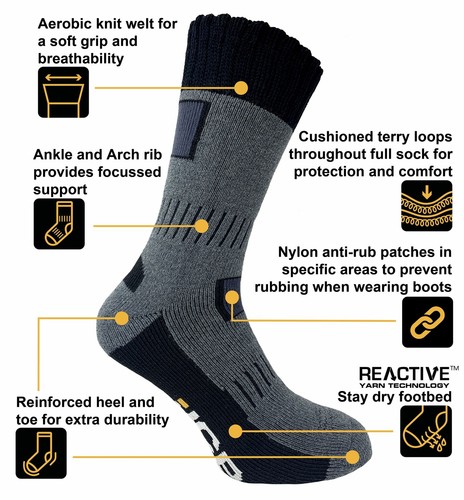 Jcb pro rigger socks - rigger, work