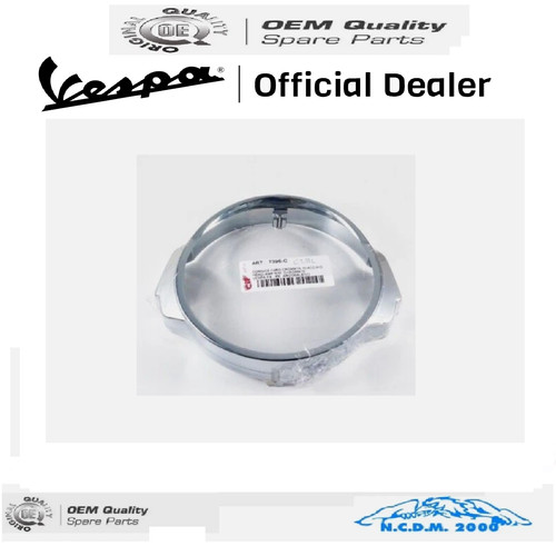 Chromed headlight frame vespa - chromed,