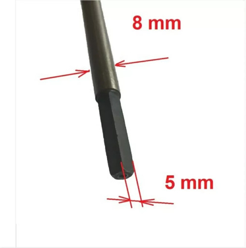 Square drive shaft - for, petrol