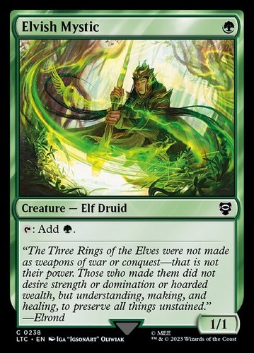 Mtg elvish mystic ltc - mystic, ~