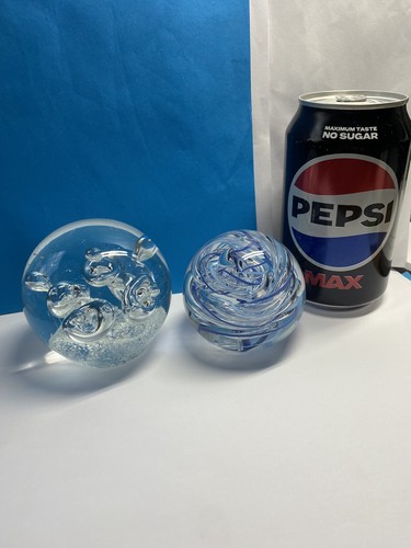 Art glass paperweight - art,