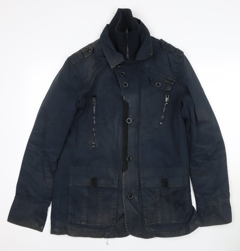 Vintage men blue military - blue,