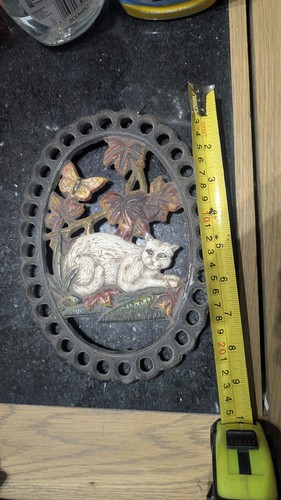 Cast iron cat - iron,