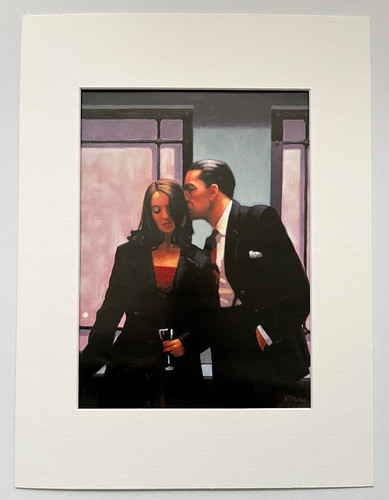 Jack vettriano mounted print - jack,