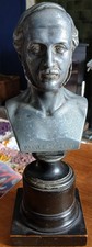 Eduard Zimmermann Spelter Bust