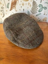Barbour Tweed Flat Cap Size 7 – 100% Wool – Classic Check – Great Condition 