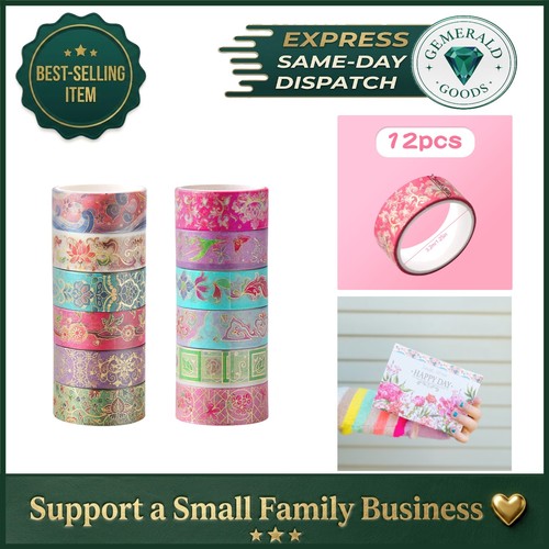 Elegant floral washi tape - elegant,