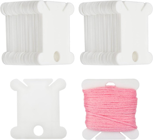 100 pcs plastic - pcs, floss
