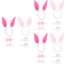  Set of 3 Rabbit Accessories Bunny Outfit for Women Dress up Accessory