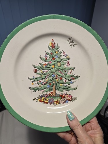 Spode christmas tree dinner - christmas,