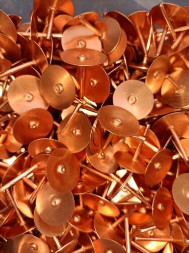 Copper disc rivets19mm - disc,