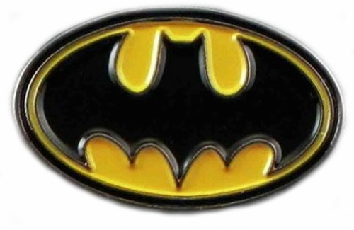 Batman logo metal enamel - enamel, pin