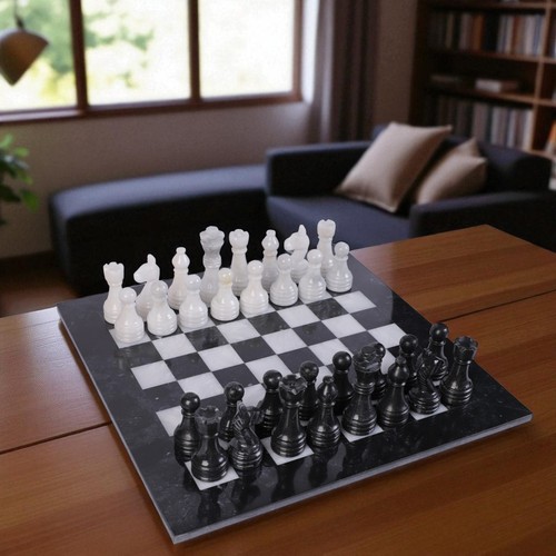 Marble stone chess set - marble, with