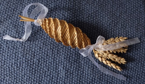 Handmade corn dolly - corn, rustic