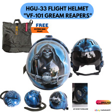 HGU-33 FIGHTER PILOT HELMET  "VF-101 GREAM REAPERS" Mask Not Include