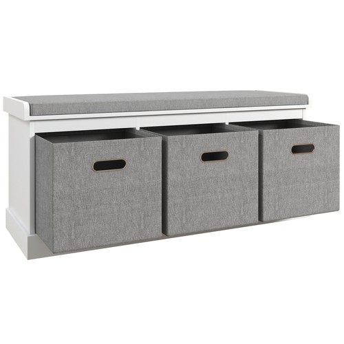 Homcom shoe bench - shoe, seat
