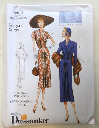 Vogue v912 sewing pattern - vogue,
