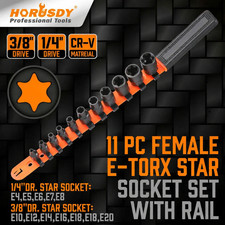 11pc E Torx External Female