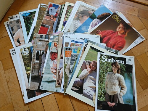 Vintage knitting patterns - knitting, &
