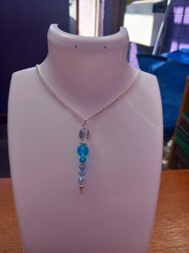 Handmade blue turquoise fairy - handmade,
