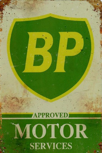 Retro metal sign - retro,