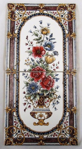 Hanging basket ceramic tile - hanging,