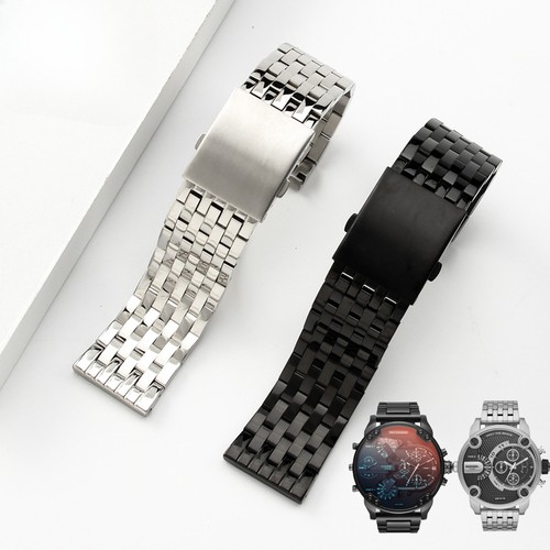 Solid stainless steel watch - stainless,