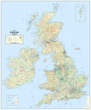British Isles Physical Map -