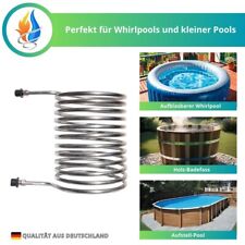 Firetwister® pool heater with fire, Ø 32/38 mm connection, heating coil