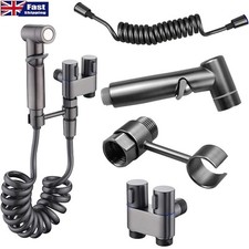 Toilet Bidet Sprayer Set 2m Hose Handheld Spray Gun High Pressure Bathroom Kit