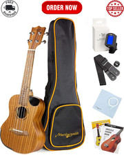 Martin Smith Premium Tenor Ukulele with Tuner, Padded Bag & Spare Aquila Strings