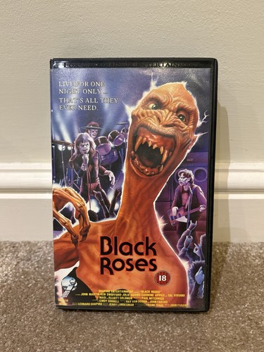 Black roses vhs 1988 - black, box