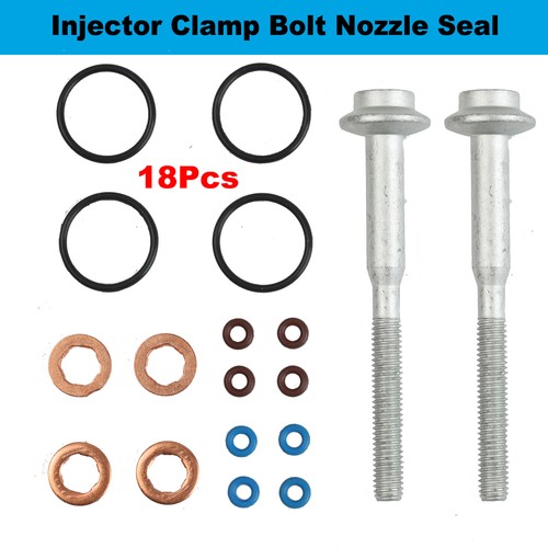 18x injector clamp bolt and - clamp,
