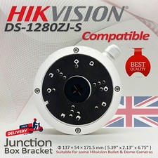 HIKVISION DS-1280ZJ-S Compatible Deep Base Junction Box Mount for CCTV Camera UK
