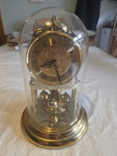 Hermle vintage glass dome - hermle,