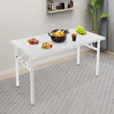 201 Stainless Steel Workbench Folding Dining Table For Home Kitchen MAX. 80kg US