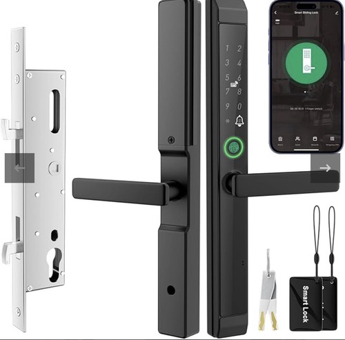 Smart sliding door lock - sliding,