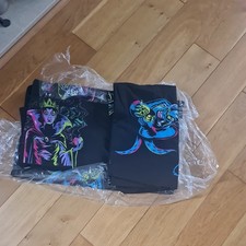 Disney King  Duvet  Villains Team Evil Neon Ursula Maleficent Evil Queen used