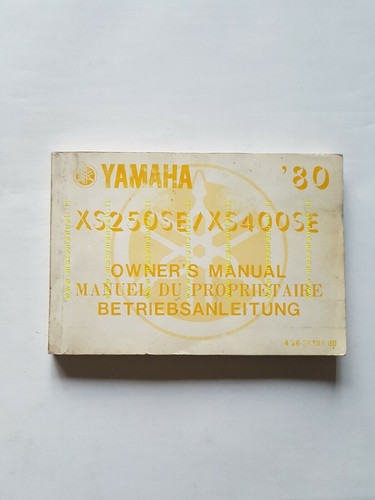 1980 yamaha 250 xs 400 - se,