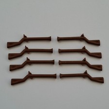 Lego - 8 x Brown Minifigure