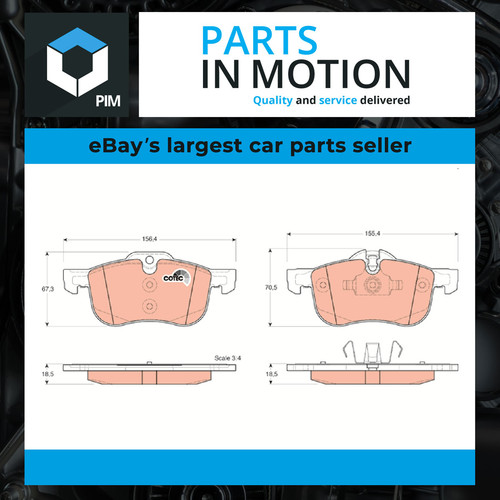 Brake pads set front - set, gdb1374