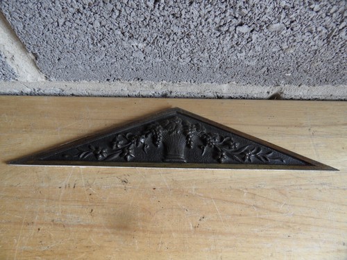 Antique brass slate mantle - antique,