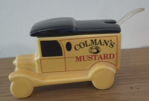 Ceramic colman mustard pot - colman's,