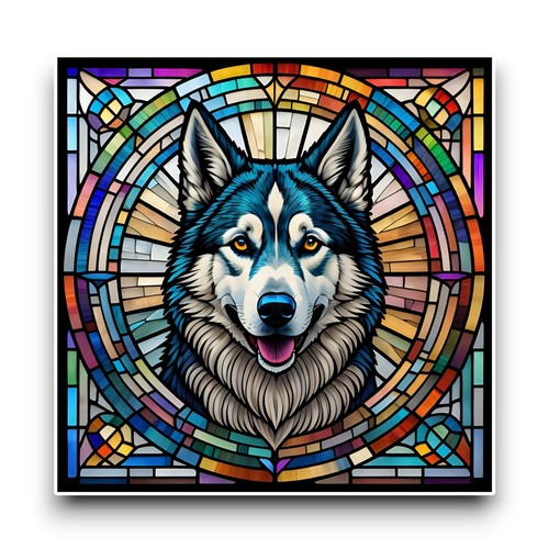 Large siberian husky dog - siberian,