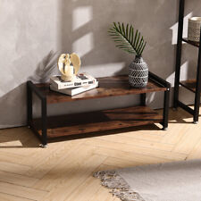 80cm TV Stand with Storage Shelf Industrial TV Table Coffee Table for LivingRoom